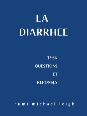 cover image of La diarrhée